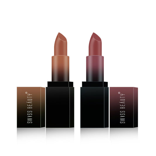 Be Bare & Beautiful HD Matte Lipstick - Set of 2